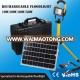 Free sample protable outdoor waterproof 10w rechargeable solar led flood light